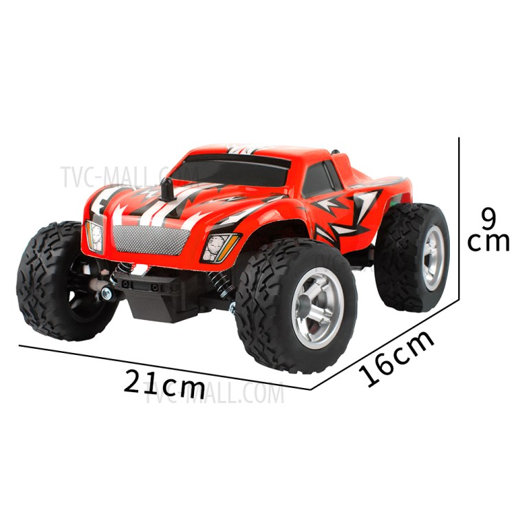 K24 2.4G 1:24 High Speed Monster Truck Remote Control Car for Kids - Red-8