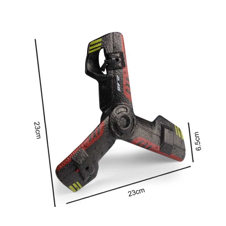 360 ° Hoverblade 2CH 2.4G Remote Control UFO Foam Boomerang - Red-4