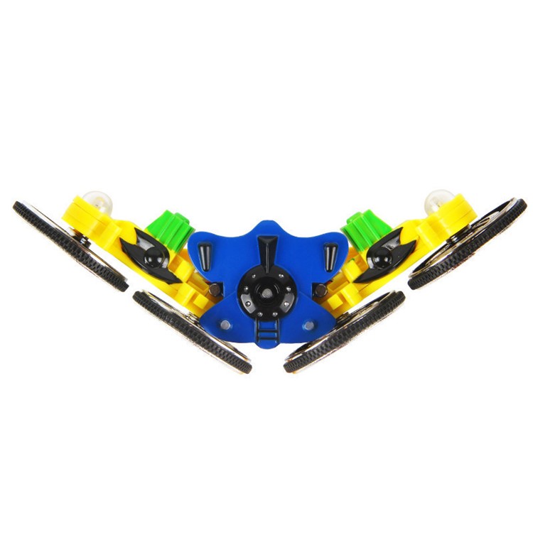 2.4G Gyro 360 Degree Rotation Stunt Vehicle RC Car Toy with Flashing Lights - Blue-3