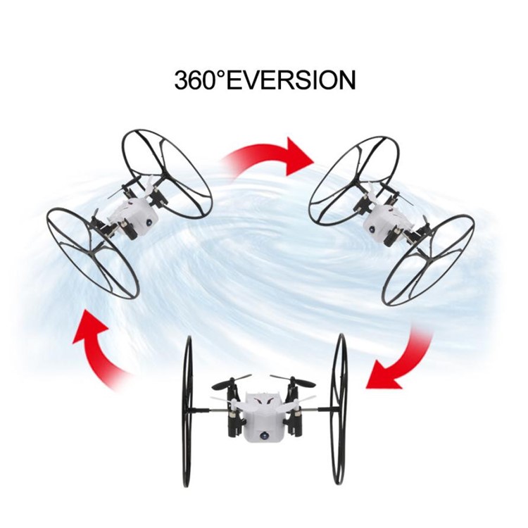 HD 1341C Mini Sky Walker 2.4G RC Quadcopter Wall Climbing Drone with 0.3MP Camera-2