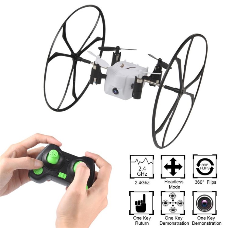 HD 1341C Mini Sky Walker 2.4G RC Quadcopter Wall Climbing Drone with 0.3MP Camera-6