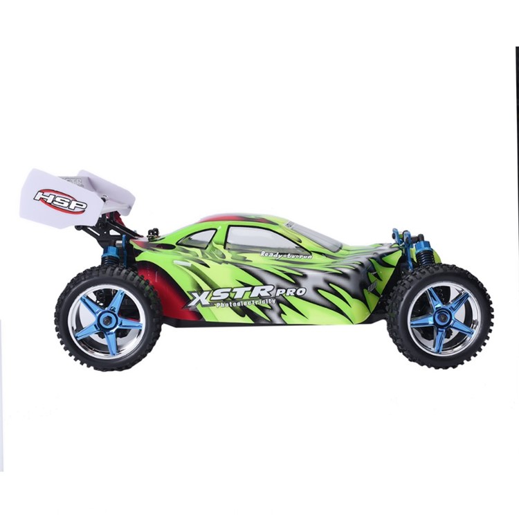 HSP 74107Pro 1/10 4WD Off-road Brushless RC Car High Speed Buggy - Green / EU Plug-2