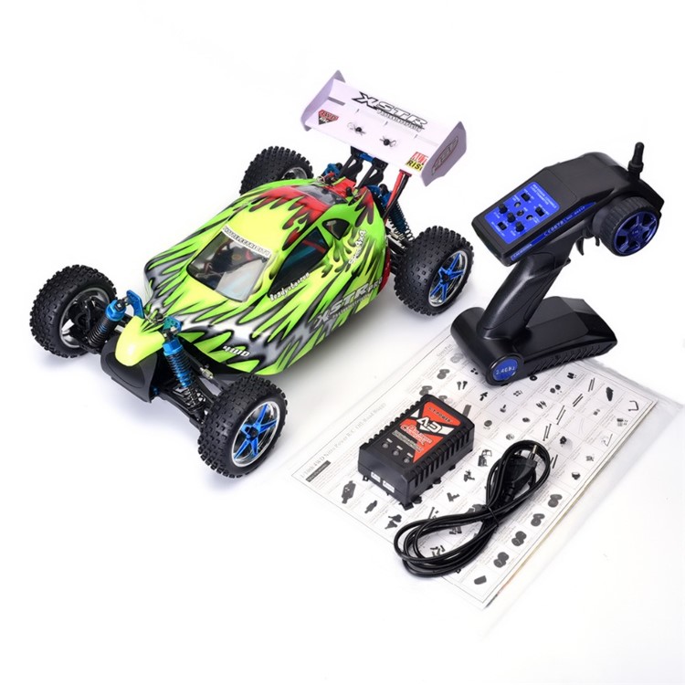 HSP 74107Pro 1/10 4WD Off-road Brushless RC Car High Speed Buggy - Green / EU Plug-8