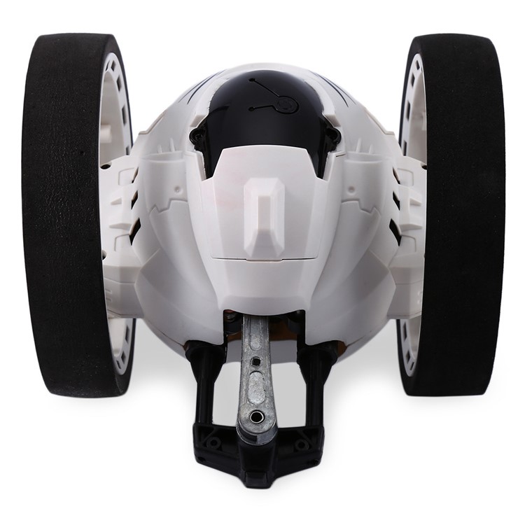 2.4GHz Jumping Stunter RC Bounce Car with Flexible Wheels and LED Light - White-8