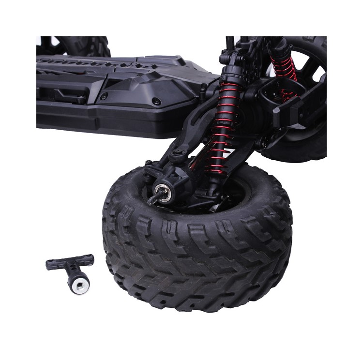 9115 1/12 Full Scale 2.4G Carro Controle Remoto RTR Off-road Monster Truck - Azul / Plugue EU-3