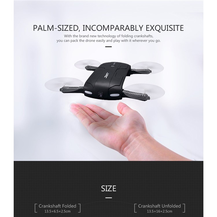 JJRC H37 ELFIE Falttasche Selfie Drone RC Quadcopter mit WiFi FPV 720P Kamera Höhe Hold-2