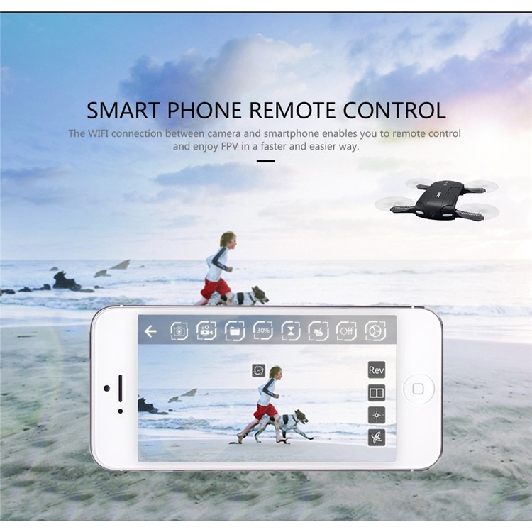 JJRC H37 ELFIE Falttasche Selfie Drone RC Quadcopter mit WiFi FPV 720P Kamera Höhe Hold-4