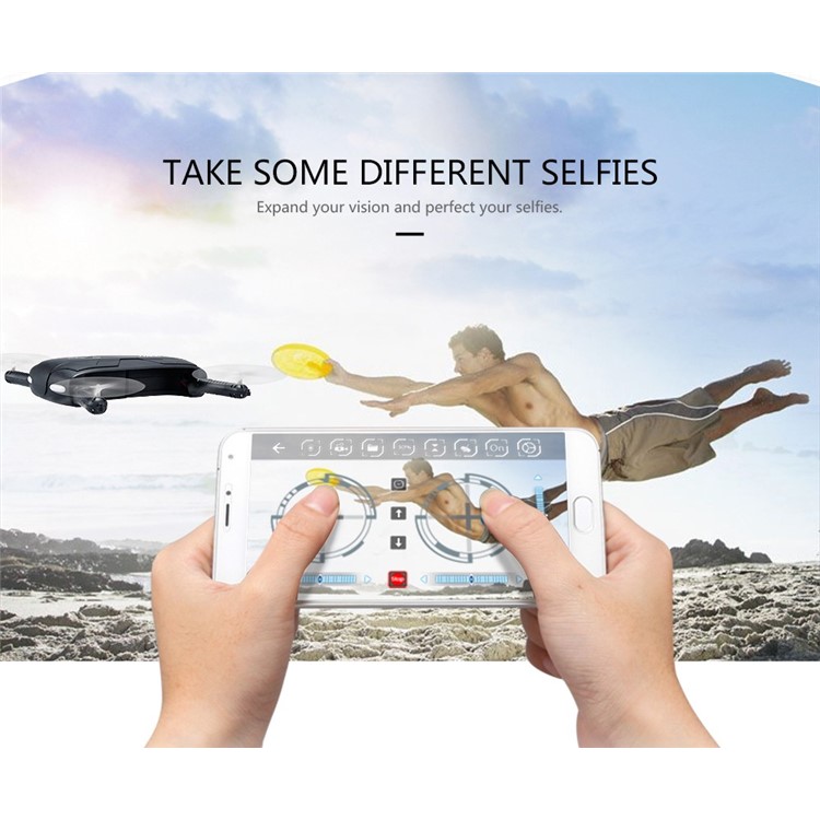 JJRC H37 ELFIE Falttasche Selfie Drone RC Quadcopter mit WiFi FPV 720P Kamera Höhe Hold-5