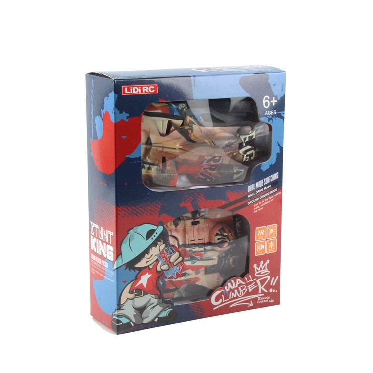 LIDIRC L900 Graffiti Pattern Remote Control Wall Climbing Car RC Car Children's Toys-19