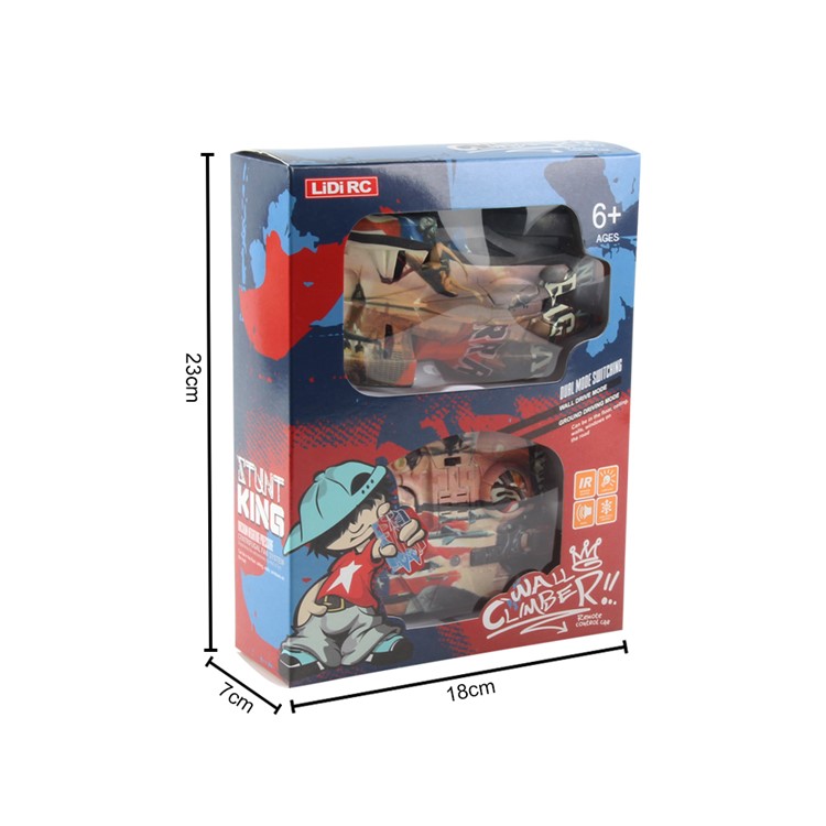 LIDIRC L900 Graffiti Pattern Remote Control Wall Climbing Car RC Car Children's Toys-20