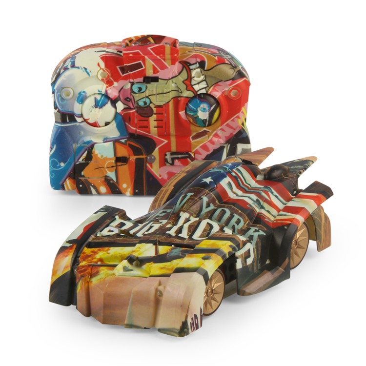 LIDIRC L900 Graffiti Pattern Remote Control Wall Climbing Car RC Car Children's Toys-4
