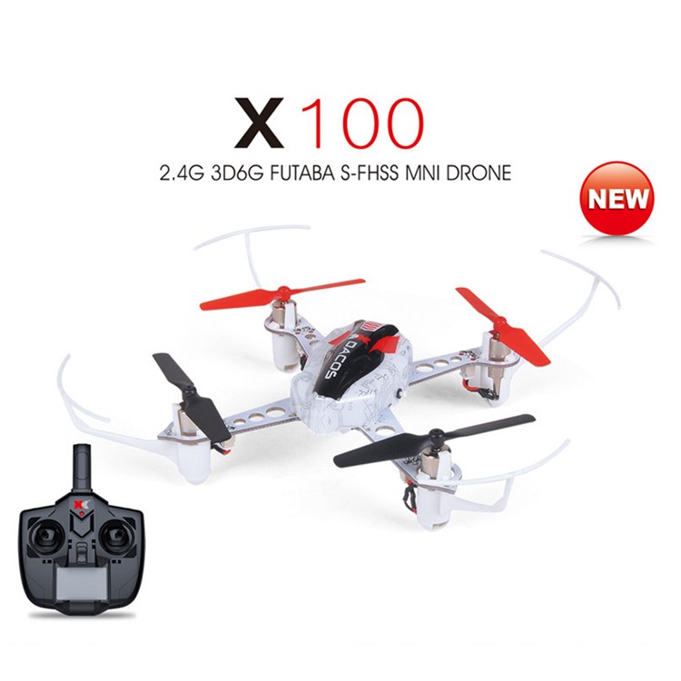 WLTOYS X100 3D 6G Mode Inverted Flight 2.4G 4CH 6 Axis LED RC Quadcopter Mini Drone-1