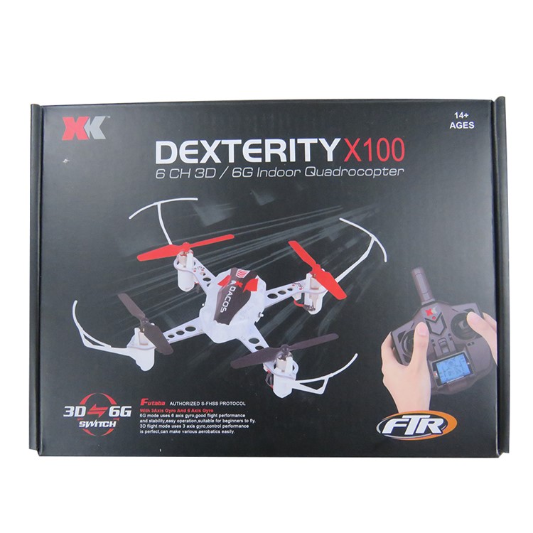 WLTOYS X100 3D 6G Mode Inverted Flight 2.4G 4CH 6 Axis LED RC Quadcopter Mini Drone-14