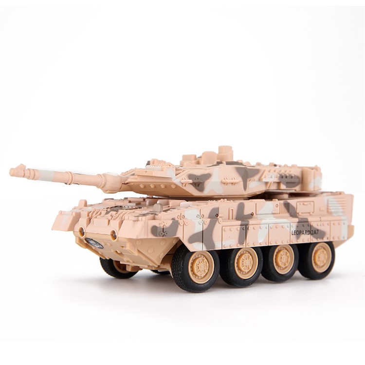 8820 4CH 27MHz/40MHz Radio Control Panther Tank RC Tank Toy for Kids - Yellow Camouflage-3