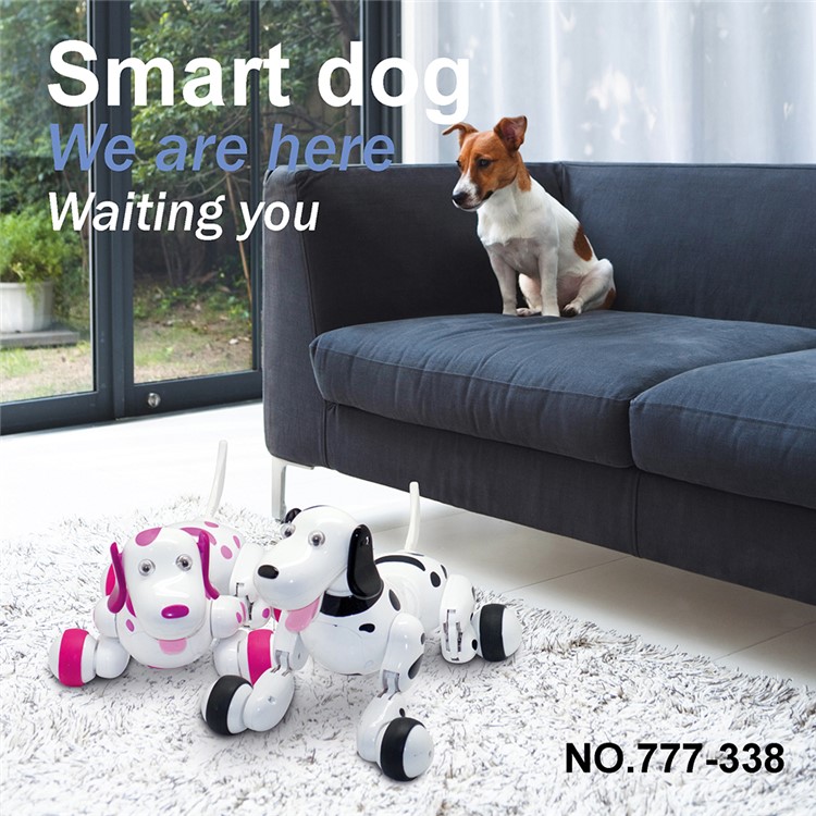 Smart 2.4G Wireless Remote Control Dog RC Space Walking Dog Electronic Pet Children's Toy - Pink-2