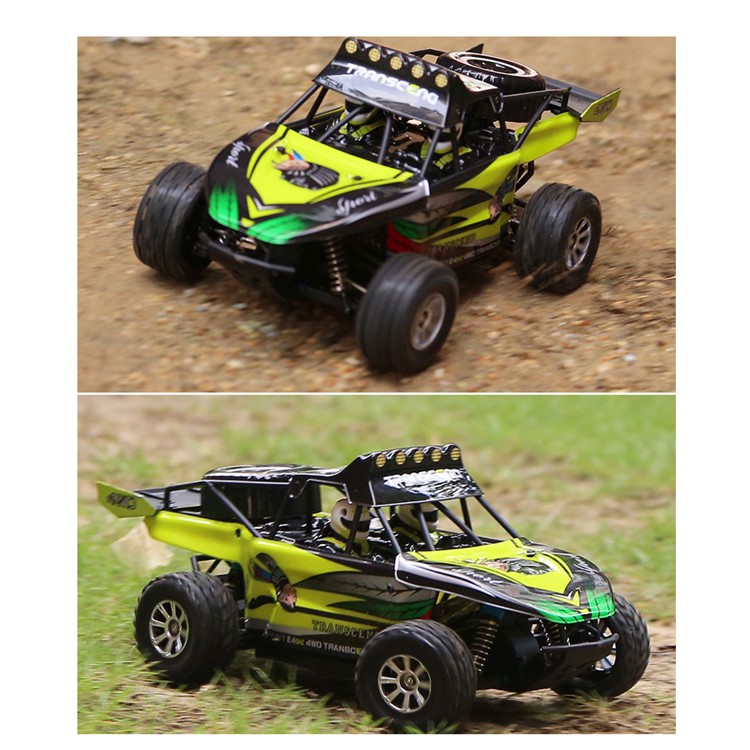 WLTOYS K929 1:18 50km/h High-speed Desert 4WD Off-Road Vehicle RC Car Toy - Green / EU Plug-5