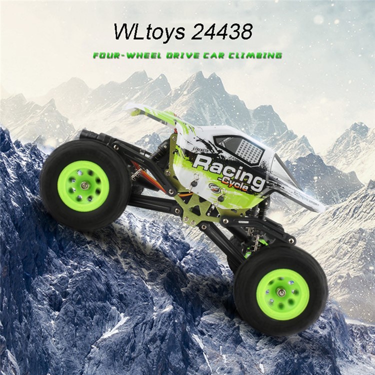 WLTOYS 24438 1:24 2.4G 4WD Off-Road Car Toys Rock Crawler RC Racing Car Toy - EU Plug-1