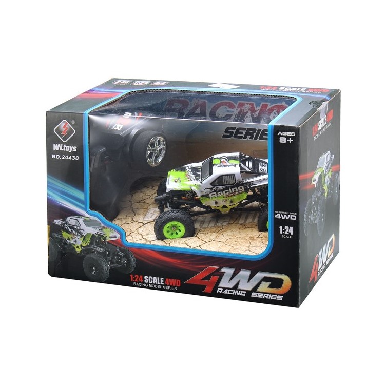 WLTOYS 24438 1:24 2.4G 4WD Off-Road Car Toys Rock Crawler RC Racing Car Toy - EU Plug-4