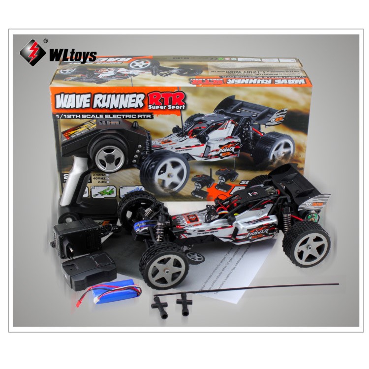 WLTOYS L959 EU Rechargeable RC Racing Car 1:12 Scale 2.4G Off-Road Electric Car - Blue-3