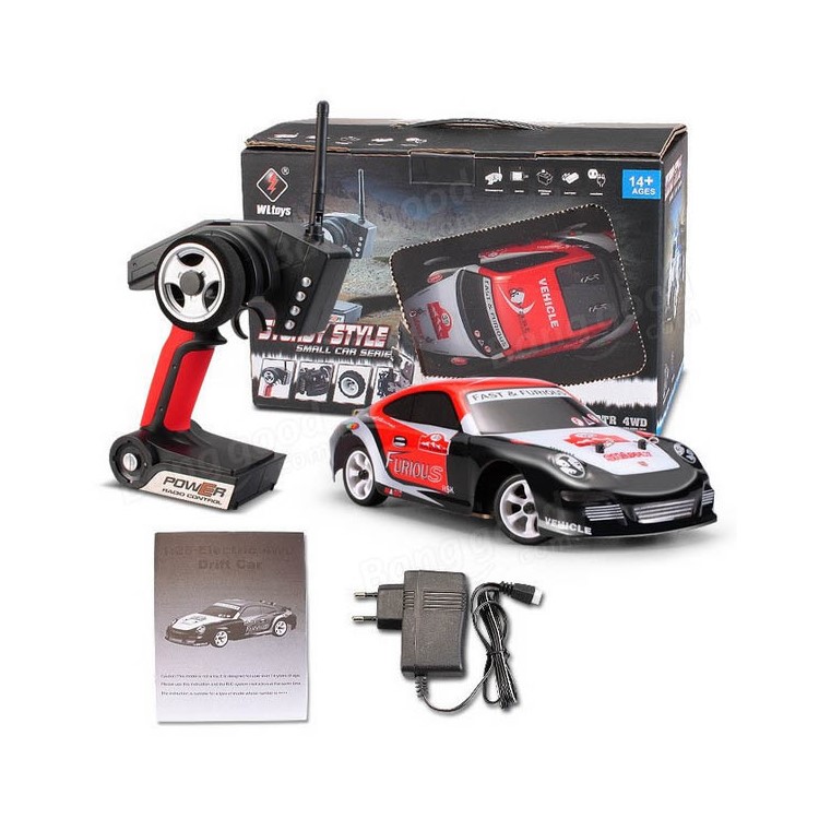 WLTOYS K969 1: 28 2,4G 4WD Fernbedienung RC Rennwagen 30 KM / H - US-Stecker-2