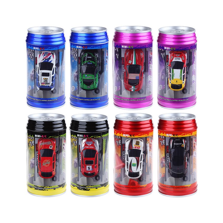 2015-1A 1:63 Coke Can Mini Remote Control Electric RC Car (Random)-1