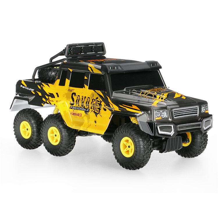 WLTOYS 18629 1:18 2.4G 6WD Electric Off-Road Rock Crawler Climbing RC Car - Yellow-11