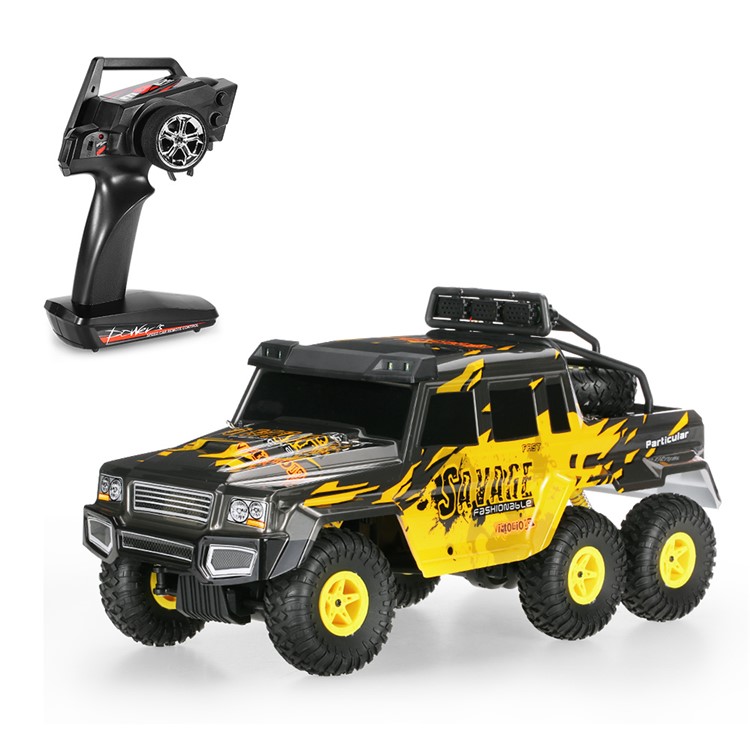 WLTOYS 18629 1:18 2.4G 6WD Electric Off-Road Rock Crawler Climbing RC Car - Yellow-12