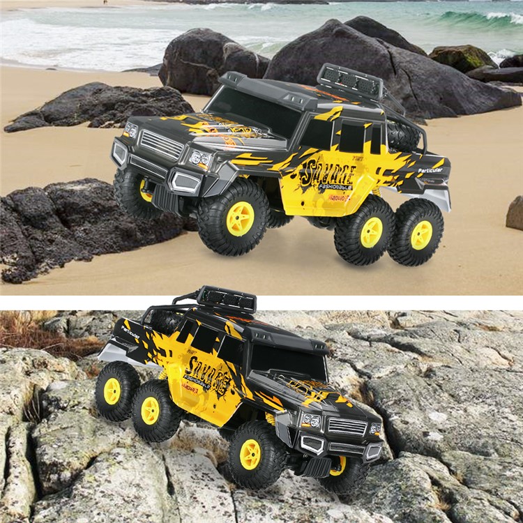 WLTOYS 18629 1:18 2.4G 6WD Electric Off-Road Rock Crawler Climbing RC Car - Yellow-13