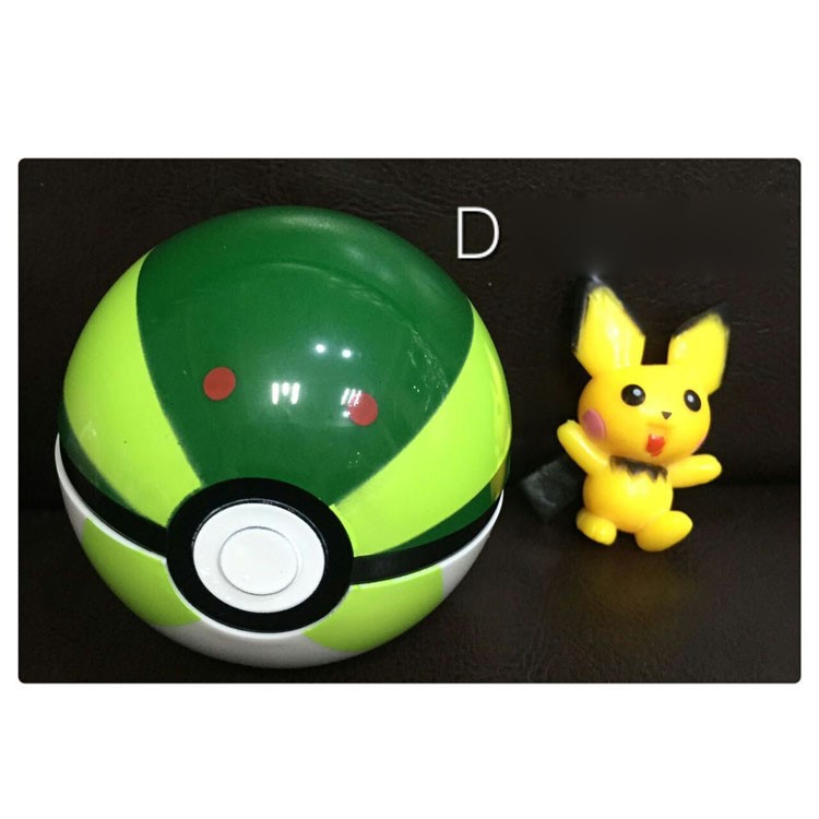 Pokemon Pokeball Kids Toys 8Pcs 7cm Balls + 8Pcs Figures Characters-5