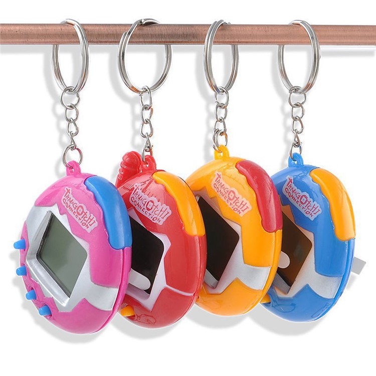 Machine De Jeu Portative De Cyber Animal De Compagnie De Cyber Animal Familier Avec Le Keychain Rétro Nostalgique-1