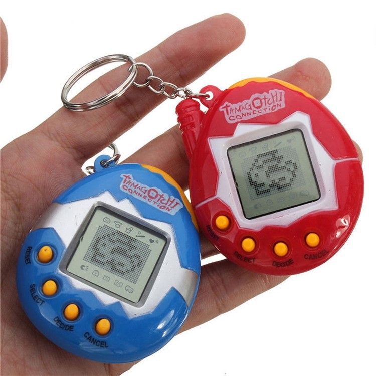 Machine De Jeu Portative De Cyber Animal De Compagnie De Cyber Animal Familier Avec Le Keychain Rétro Nostalgique-2