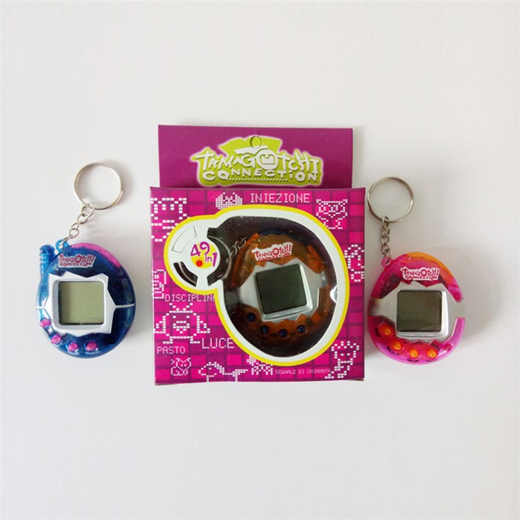 Machine De Jeu Portative De Cyber Animal De Compagnie De Cyber Animal Familier Avec Le Keychain Rétro Nostalgique-5