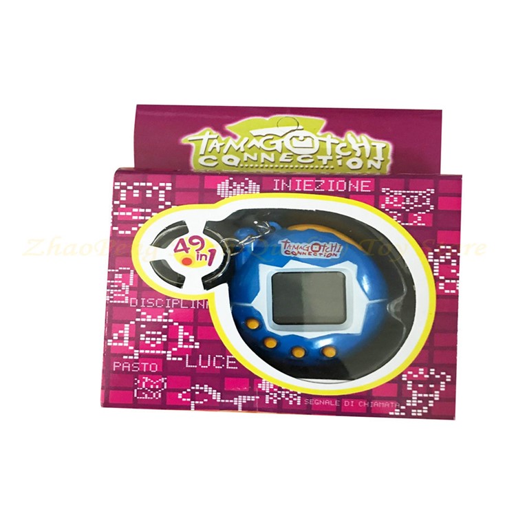 Machine De Jeu Portative De Cyber Animal De Compagnie De Cyber Animal Familier Avec Le Keychain Rétro Nostalgique-8