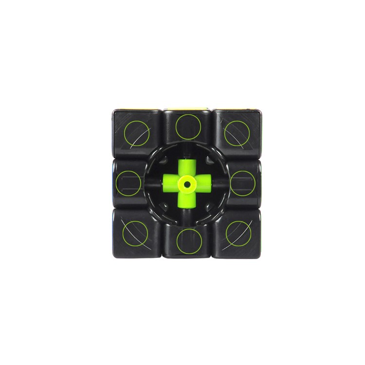 QIYI Mo Fang Ge Qihang Magic Cube 3x3x3 Speed Cube Puzzle - Black Background-3