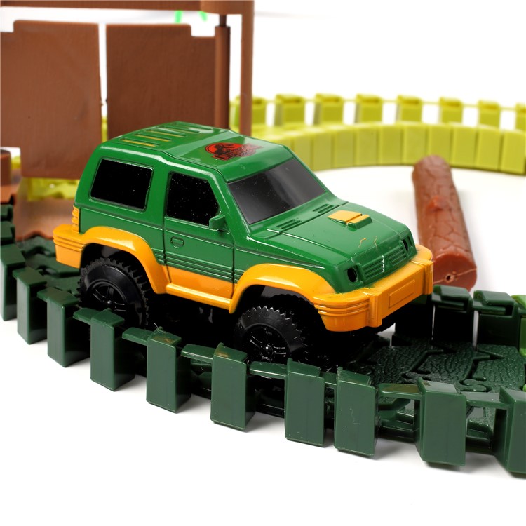 96Pcs DIY Flexible Race Car Tracks Toys Funny Military Model Tracks Set Christmas Gift for Children-7