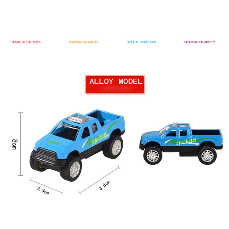 Car Models Mini Pull Back Vehicles Truck Cars Toy for Kids - Alloy Mode Set-5