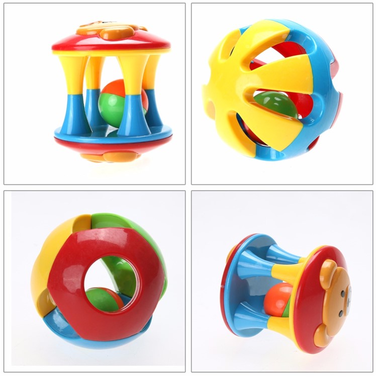 3Pcs/Set Baby Rattle Toys Cute Fun Jingle Ball Rattling Bell Crawling Ball-3