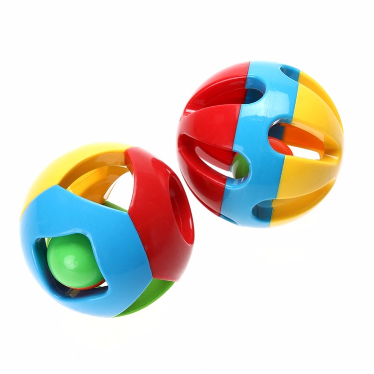 3Pcs/Set Baby Rattle Toys Cute Fun Jingle Ball Rattling Bell Crawling Ball-4