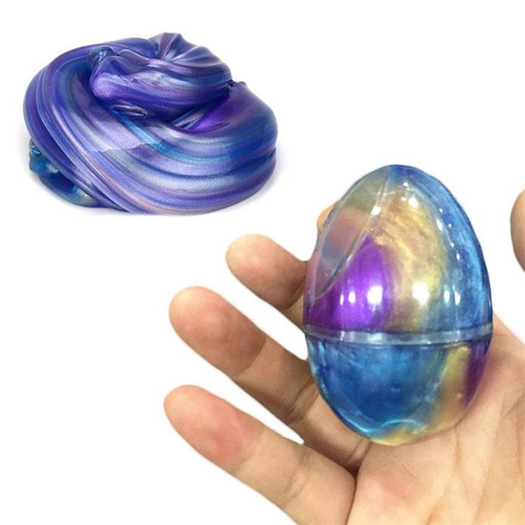Crystal Fluffy Foam Slime Scented Kids Toy Sludge Toy, Size: 6.5 x 4.5cm - Ellipse Pattern-1