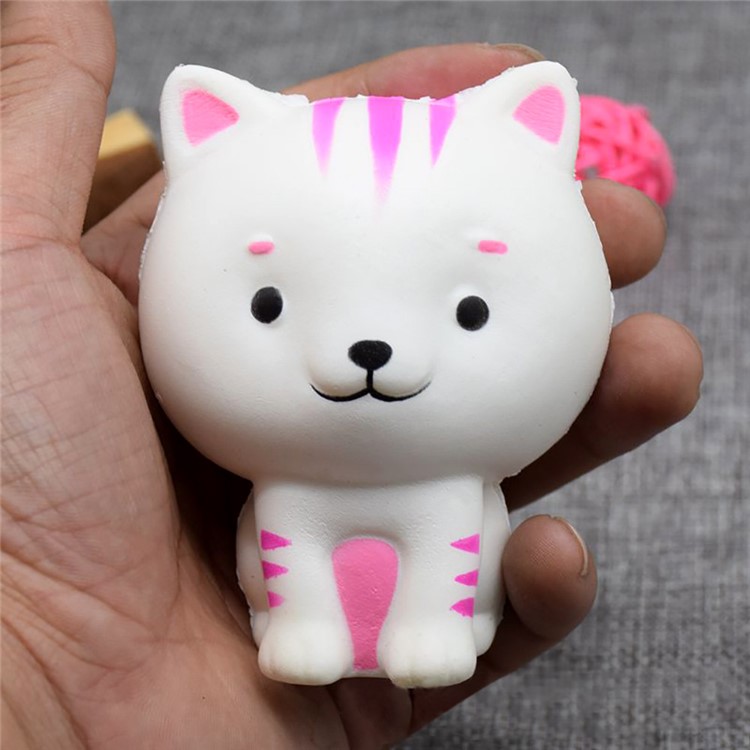 Cat Pattern Squishy Toy Squeeze Toy Hand Toy for Time Killing and Stress Relief-1