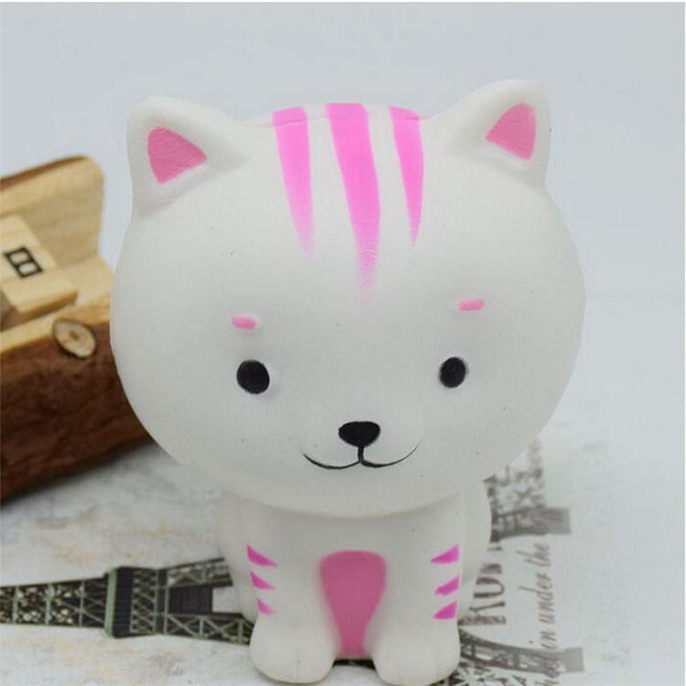 Cat Pattern Squishy Toy Squeeze Toy Hand Toy for Time Killing and Stress Relief-3