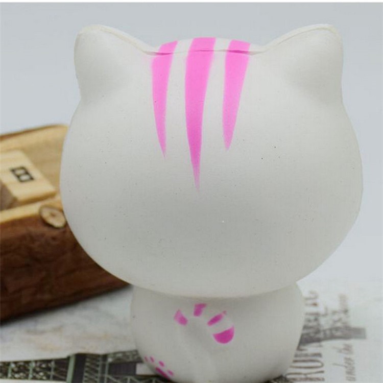 Cat Pattern Squishy Toy Squeeze Toy Hand Toy for Time Killing and Stress Relief-4