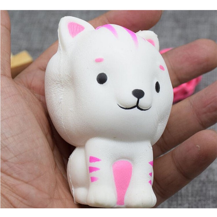 Cat Pattern Squishy Toy Squeeze Toy Hand Toy for Time Killing and Stress Relief-6