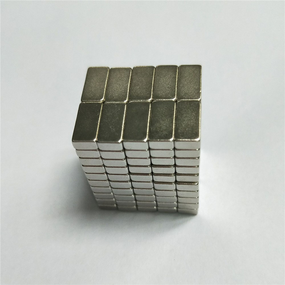 100Pcs/Set Rectangle Powerful DIY NdFeB Magnet for Industrial Medical Equipment, Size: 10x5x3mm-1