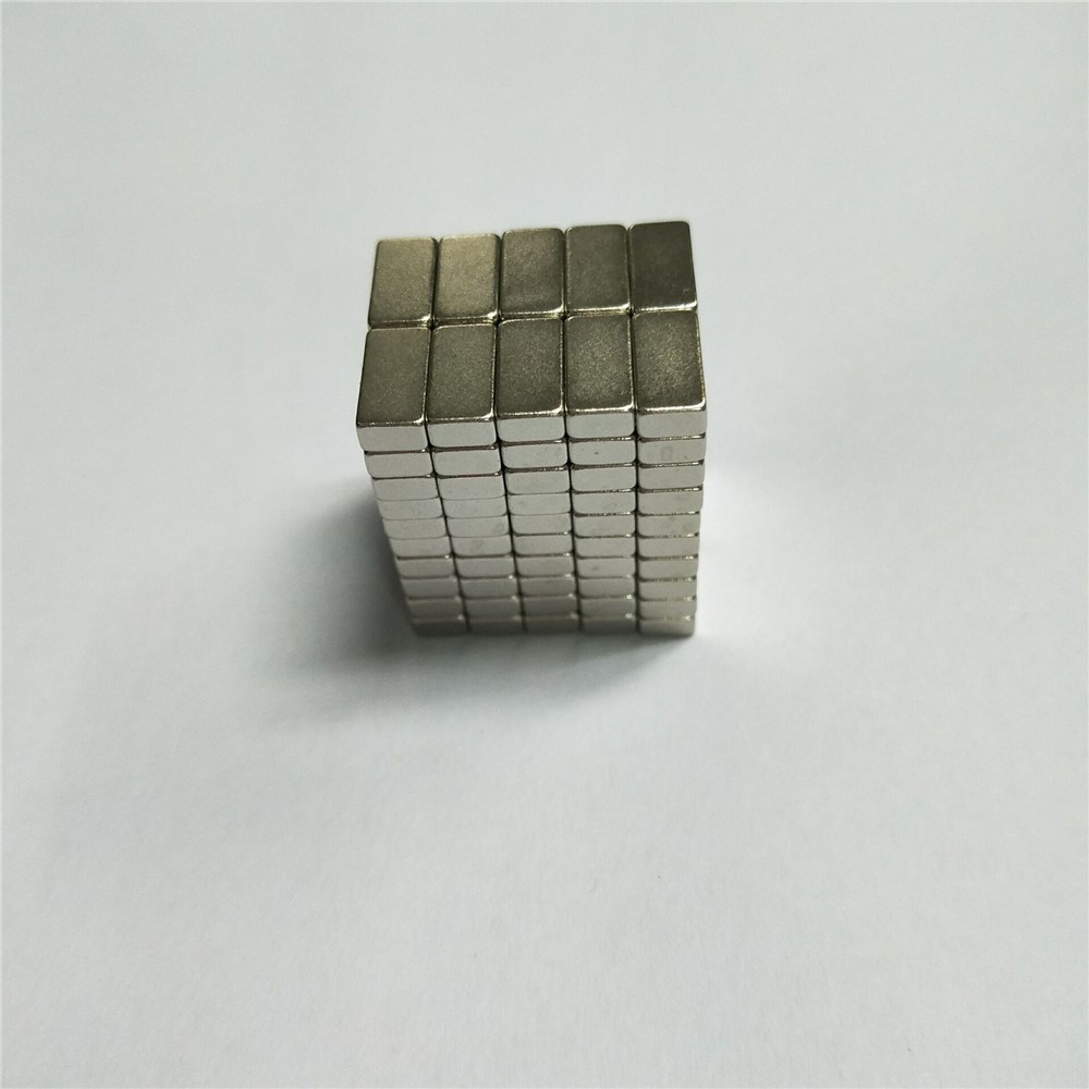 100Pcs/Set Rectangle Powerful DIY NdFeB Magnet for Industrial Medical Equipment, Size: 10x5x3mm-2