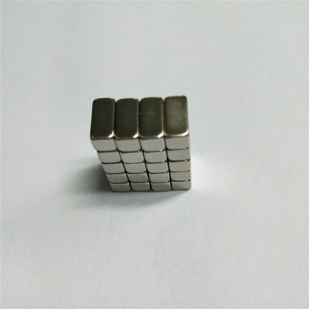 20pcs/set Retângulo Poderoso Ímã Ndfeb Para Equipamentos Médicos Industriais, Tamanho: 10x5x5mm