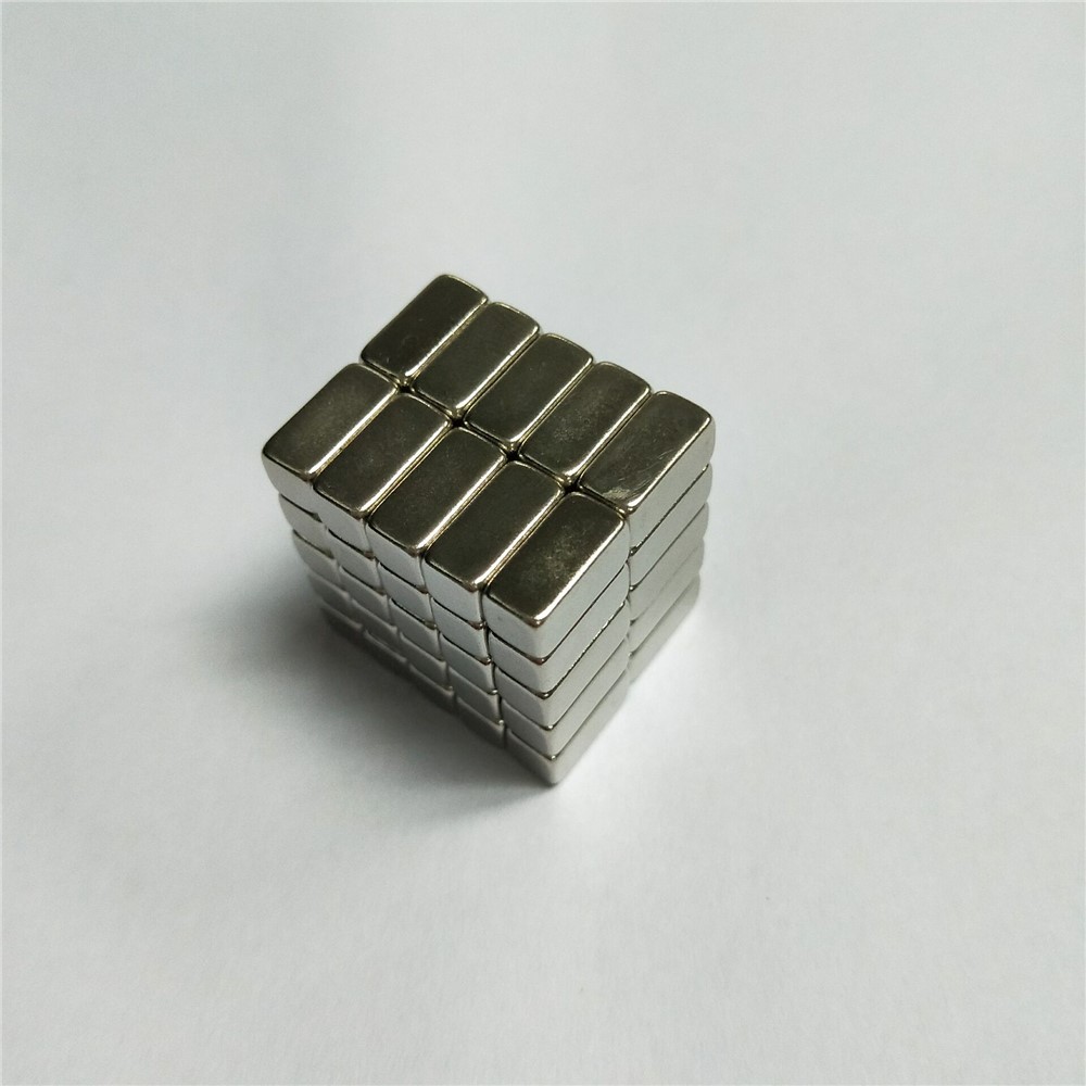 50Pcs/Set Rectangle Powerful DIY NdFeB Magnet for Industrial Medical Equipment, Size: 10x5x5mm-2