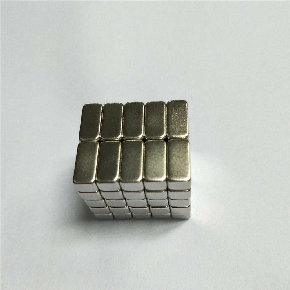 50Pcs/Set Rectangle Powerful DIY NdFeB Magnet for Industrial Medical Equipment, Size: 10x5x5mm-4