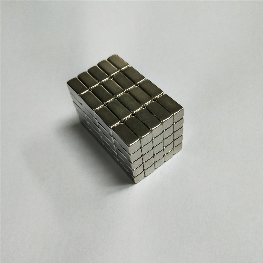 100Pcs/Set Rectangle Powerful DIY NdFeB Magnet for Industrial Medical Equipment, Size: 10x5x5mm-2