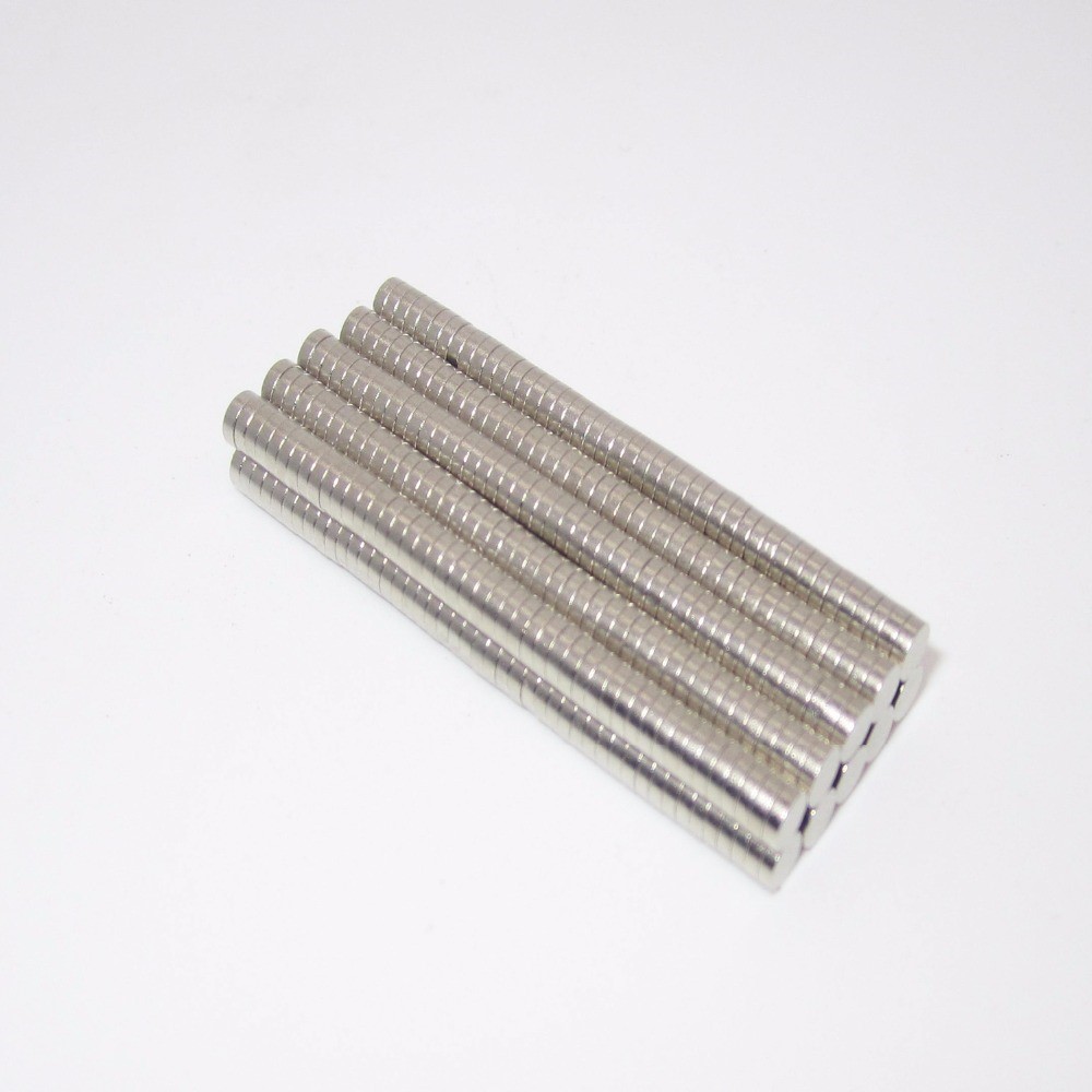 100Pcs/Set Round Powerful NdFeB Magnets for Industrial Equipment and DIY Toys, Size: 3x1mm-2